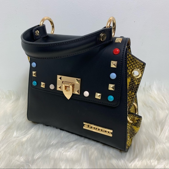 Persaman studded hand bag NWOT - Picture 1 of 12